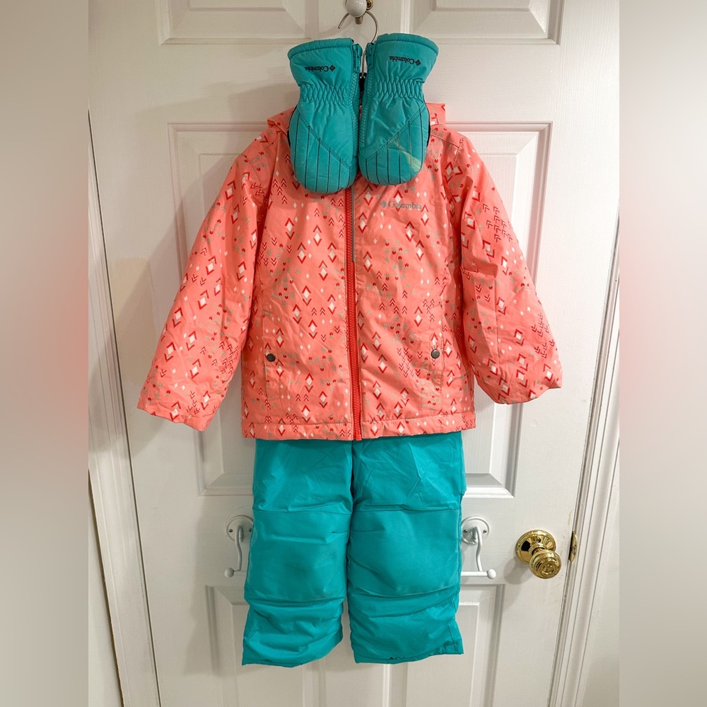 4T Columbia Snowsuit Set